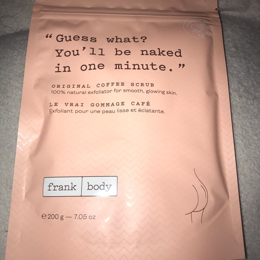 Frank Body coffee scrub